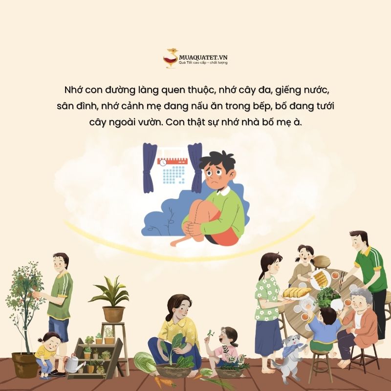 101+ Stt, caption Tết xa nhà buồn, nhớ quê hương, gia đình 13 Stt Tết buồn nhớ cha mẹ