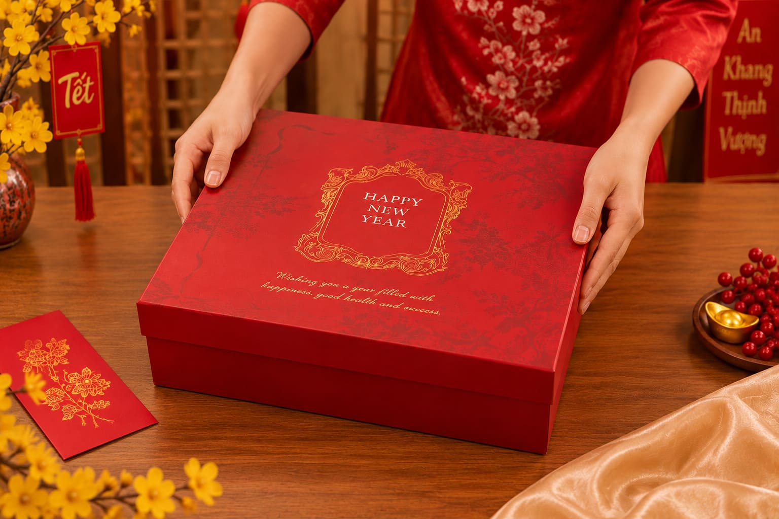 Hộp quà Tết