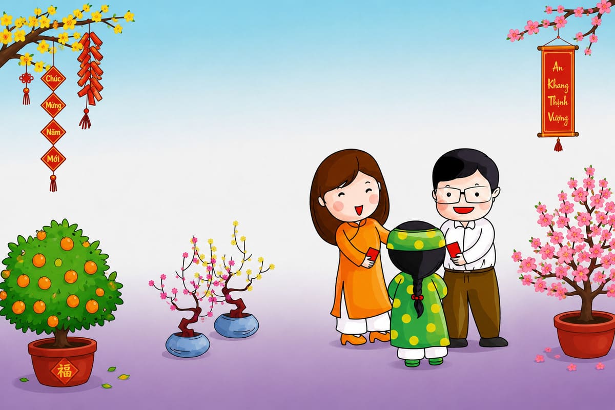 Lưu ý khi chúc Tết thầy cô