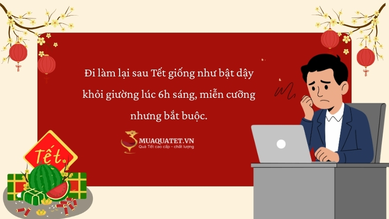 60+ Stt Hết Tết Hài Hước, Ngắn Gọn, Cap Facebook Hết Tết 14 Stt hết Tết phải đi làm