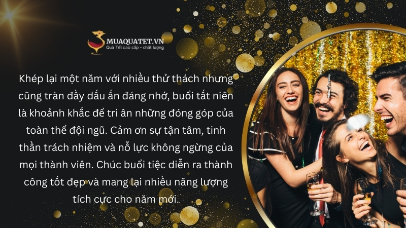 80+ Stt Tất Niên Cuối Năm Hay, Ý Nghĩa, Hài Hước 2026 23 Caption tất niên