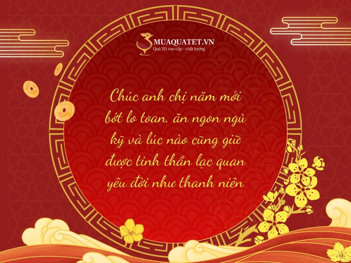 Lời chúc Tết anh chị vui vẻ, gần gũi