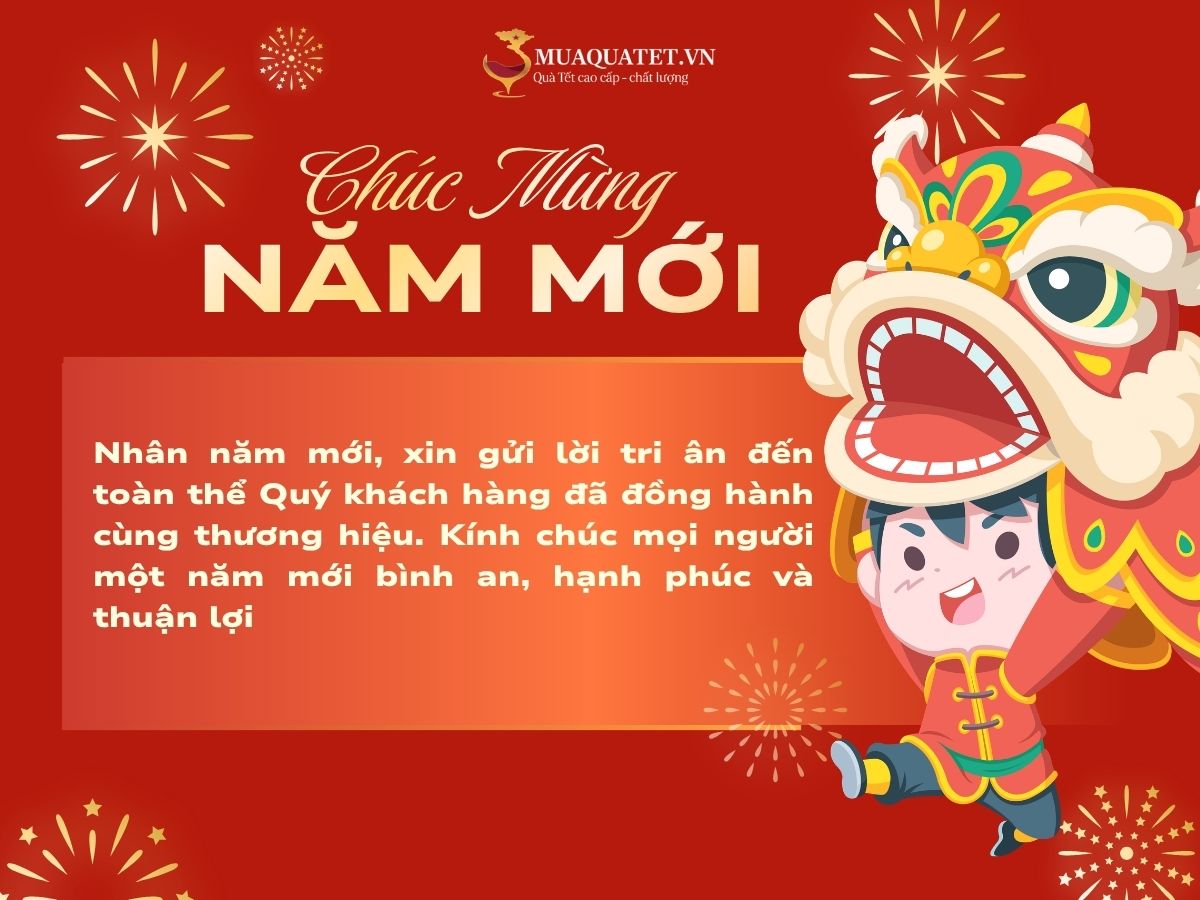 Lời chúc gửi toàn thể khách hàng