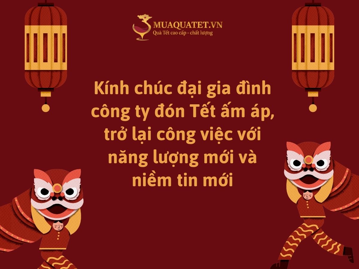 Lời chúc gửi toàn thể cán bộ, nhân viên