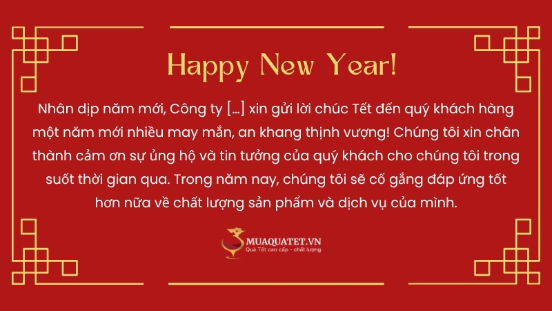 Lời chúc khai xuân, mở hàng đầu năm cho công ty, cửa hàng 17 Chúc khai xuân cho đối tác