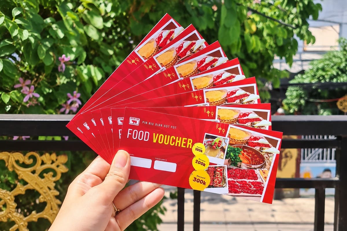 Voucher làm quà Tết tặng đồng nghiệp