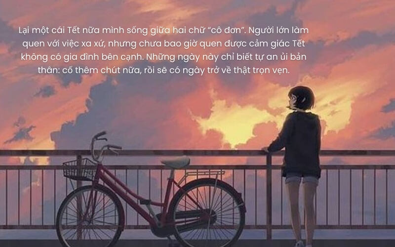 101+ Stt, caption Tết xa nhà buồn, nhớ quê hương, gia đình 15 Stt Tết cô đơn