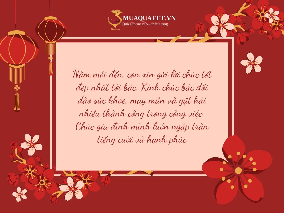 Lời chúc Tết bố người yêu