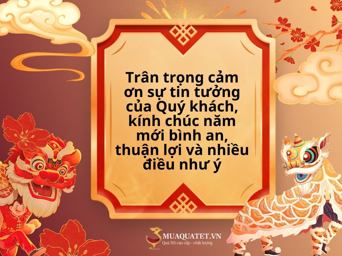 Lời chúc khách hàng mới
