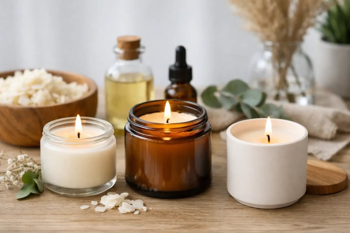 Nến thơm handmade làm quà Tết