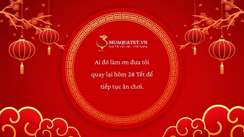 60+ Stt Hết Tết Hài Hước, Ngắn Gọn, Cap Facebook Hết Tết 16 STT hết Tết ngắn gọn