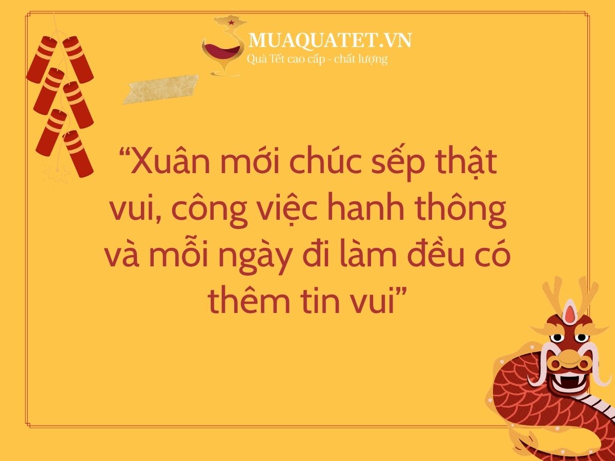 Lời chúc quản lý trực tiếp, trưởng phòng