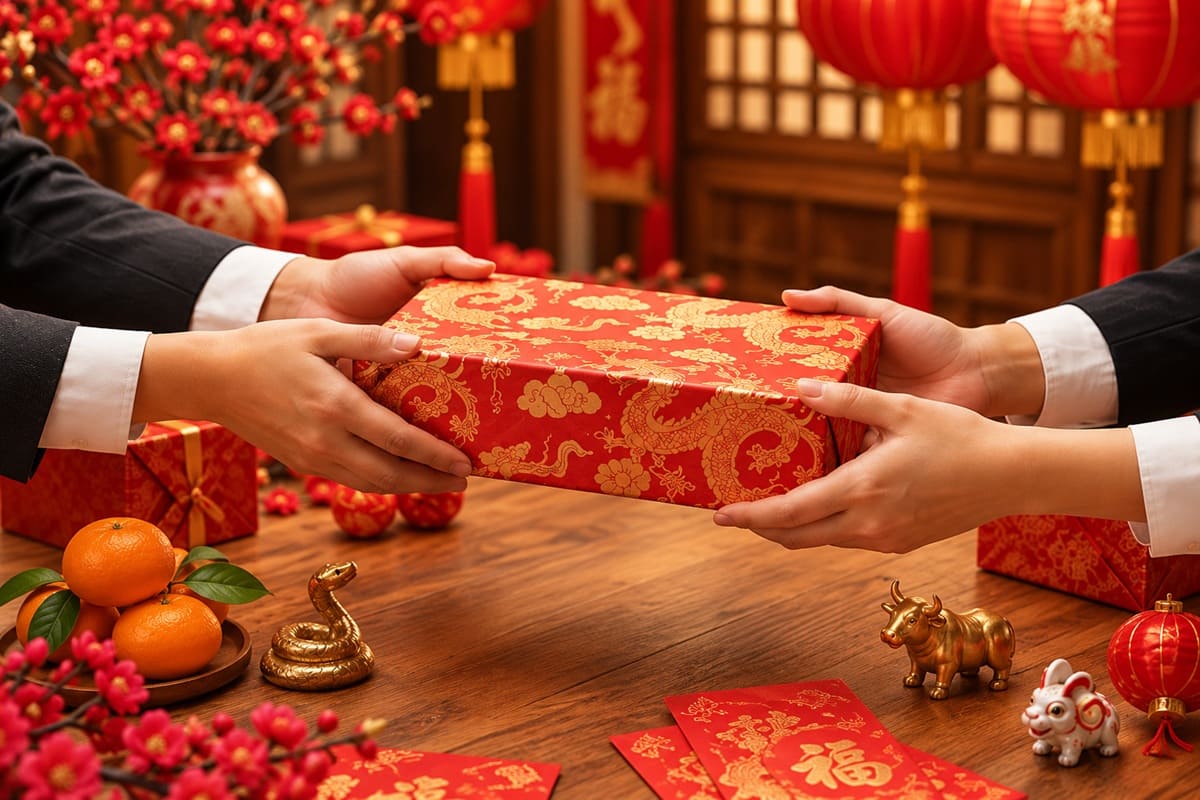 Tặng quà Tết