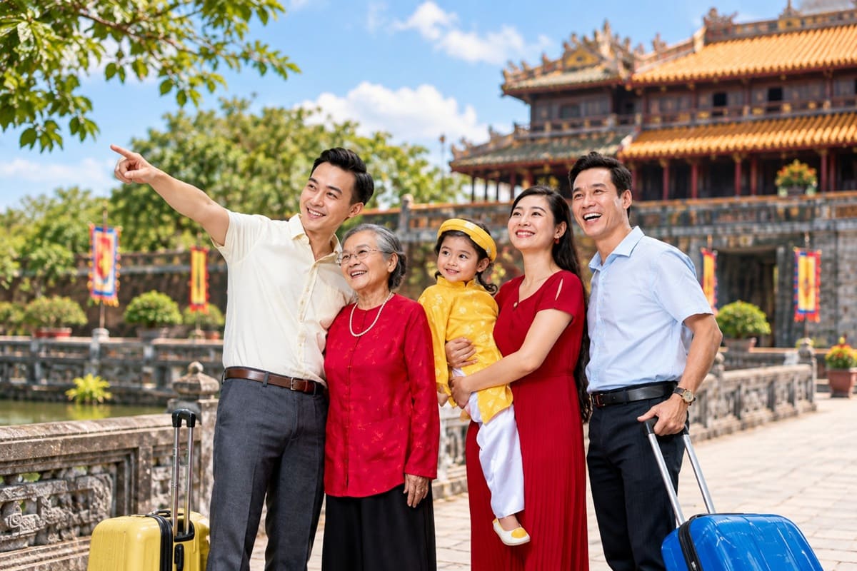 Cà nhà cùng du xuân