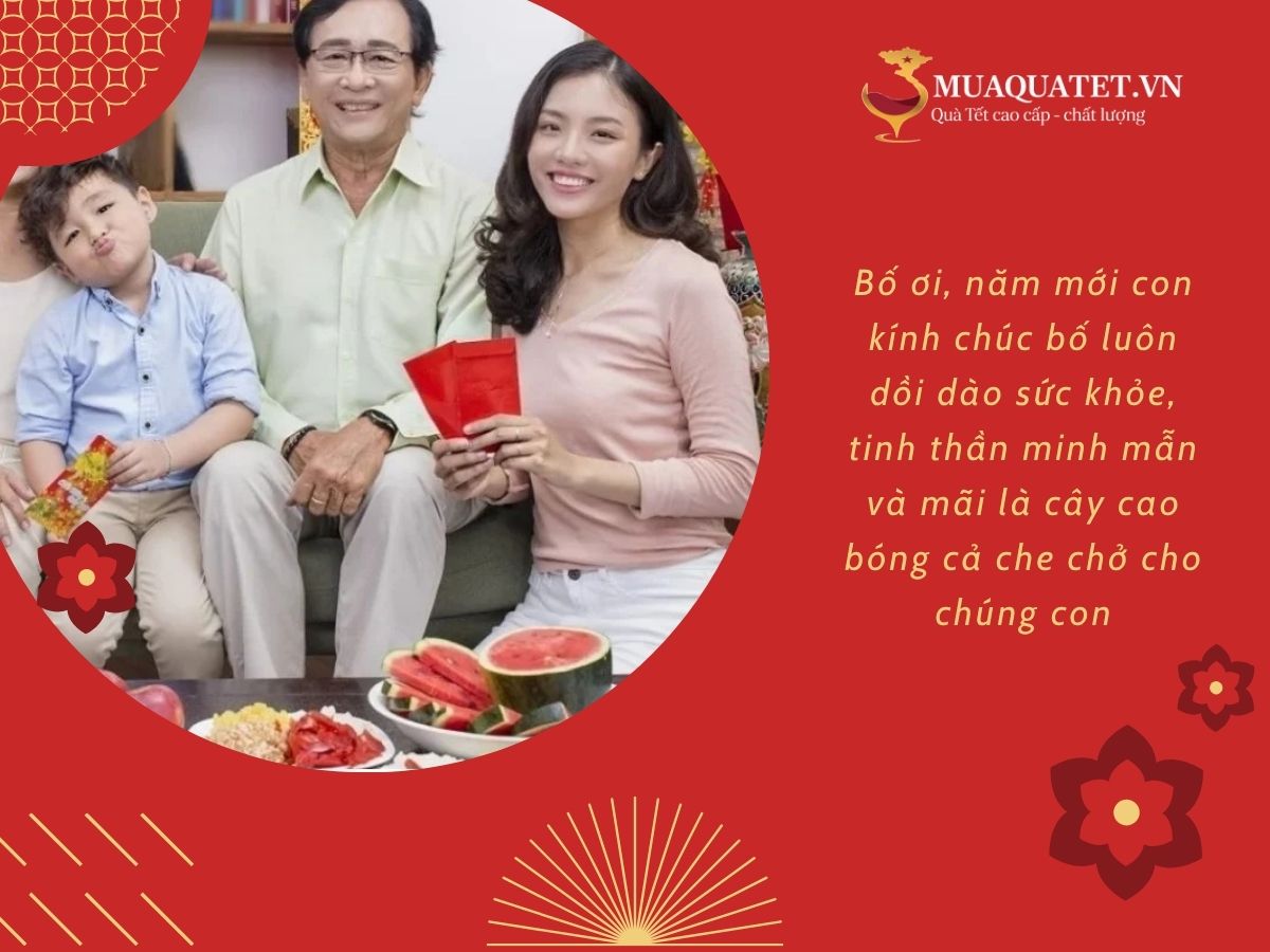 Lời chúc Tết dành riêng cho bố