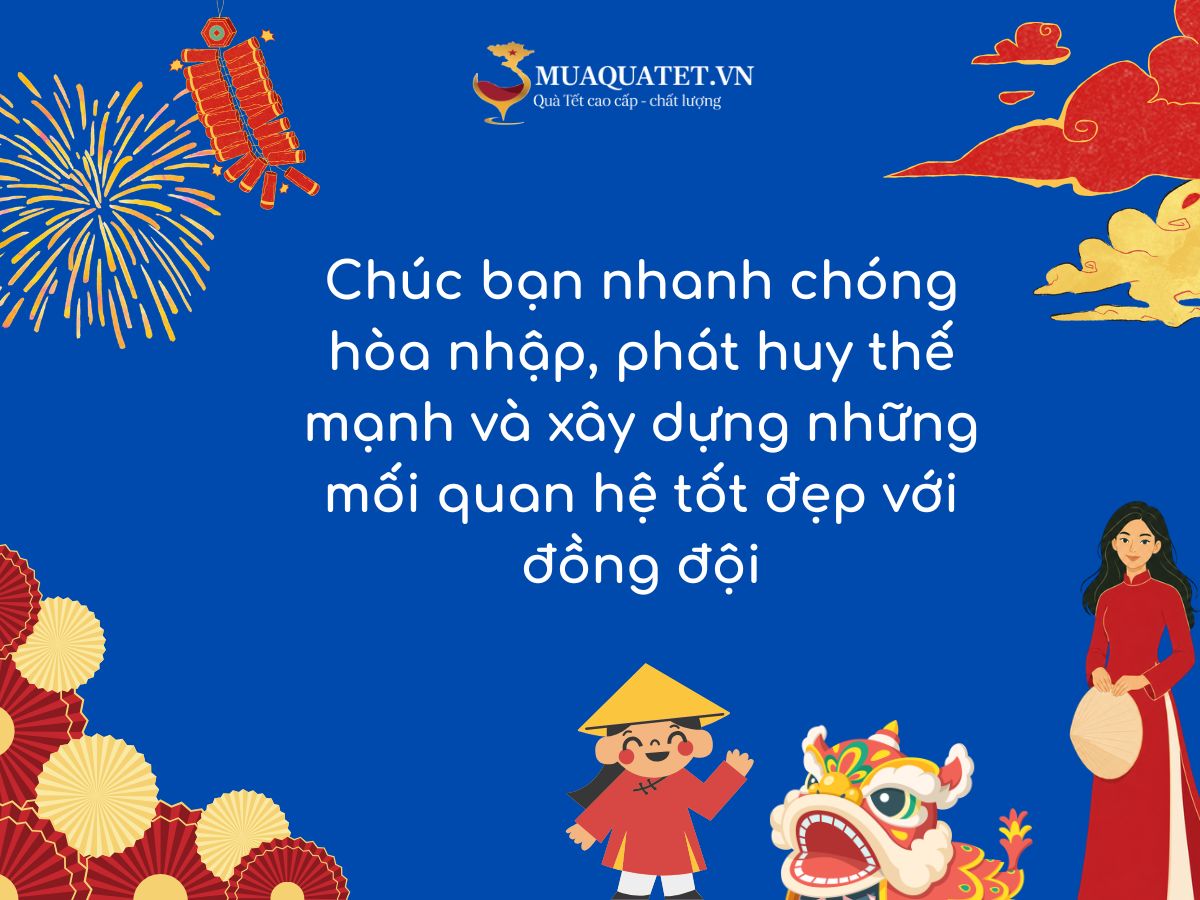 Lời chúc gửi nhân viên mới