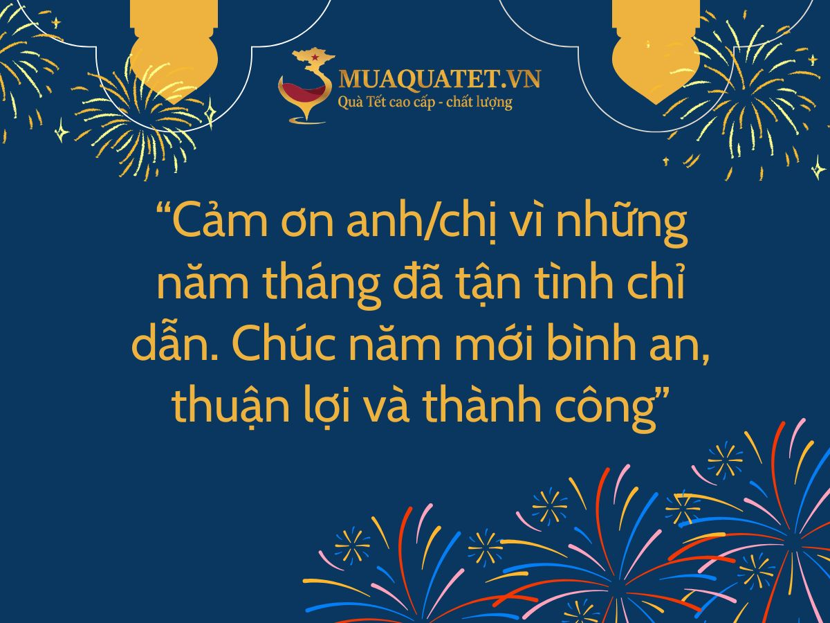 Lời chúc Tết gửi đến sếp cũ