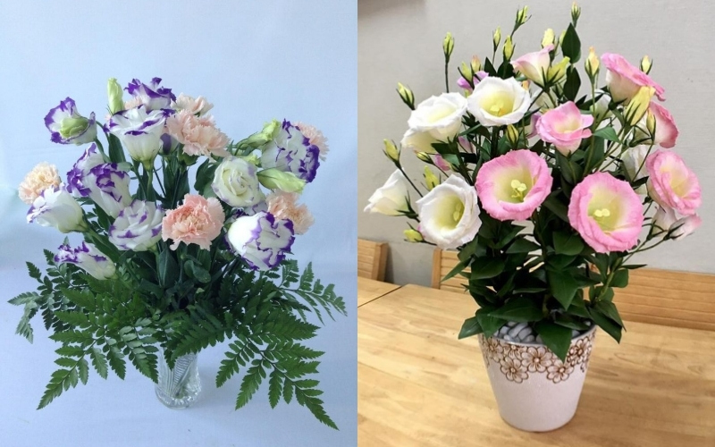 Cắm hoa cát tường bàn thờ Tết