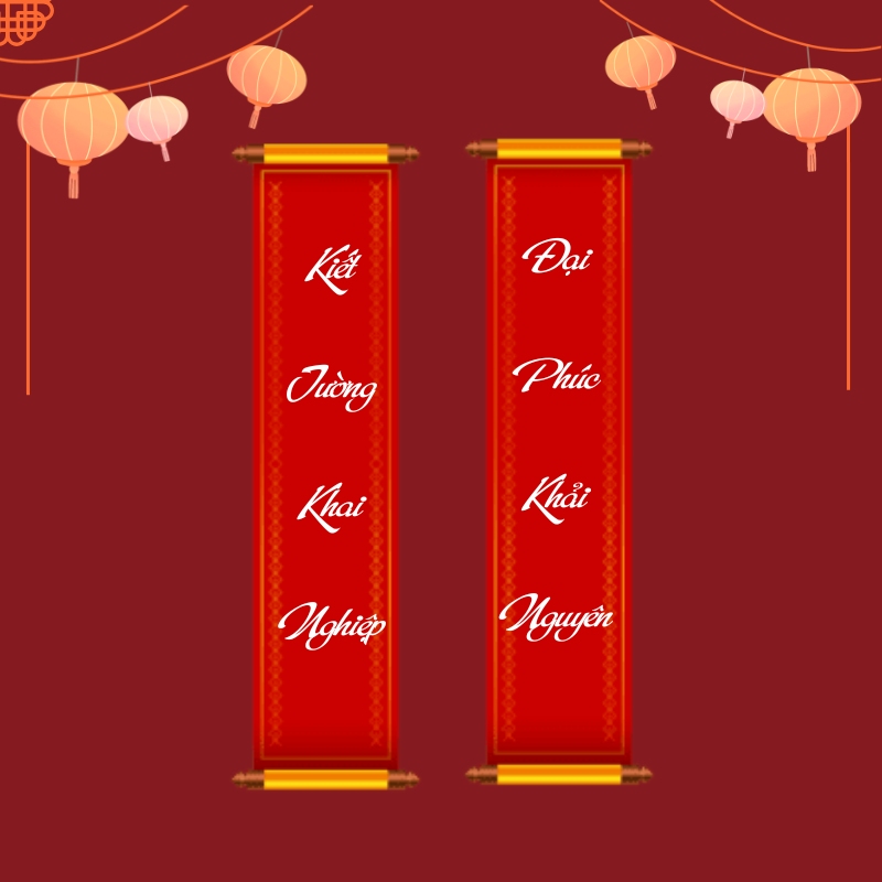 Lời chúc khai xuân, mở hàng đầu năm cho công ty, cửa hàng 21 Câu đối chúc mở hàng đầu năm