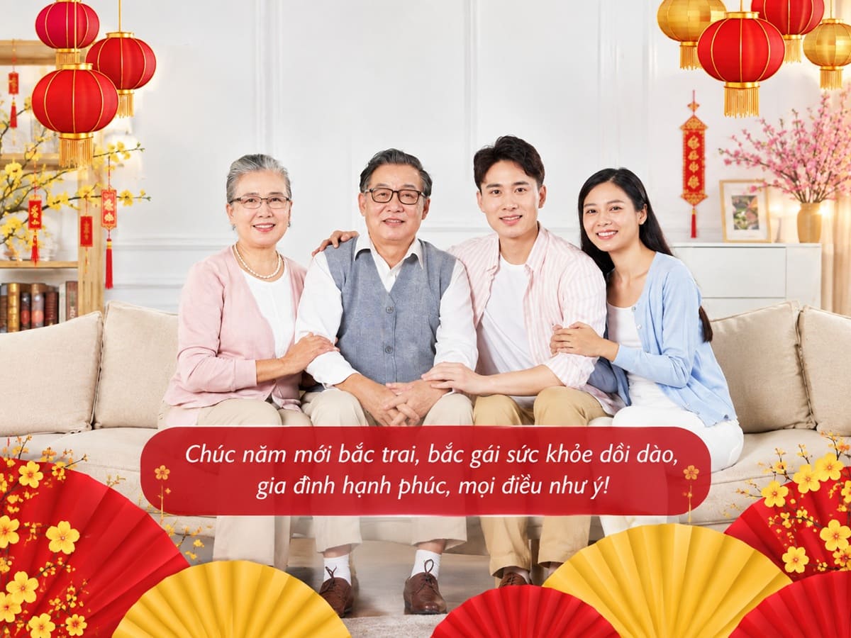 Lời chúc khi đã quen gia đình người yêu
