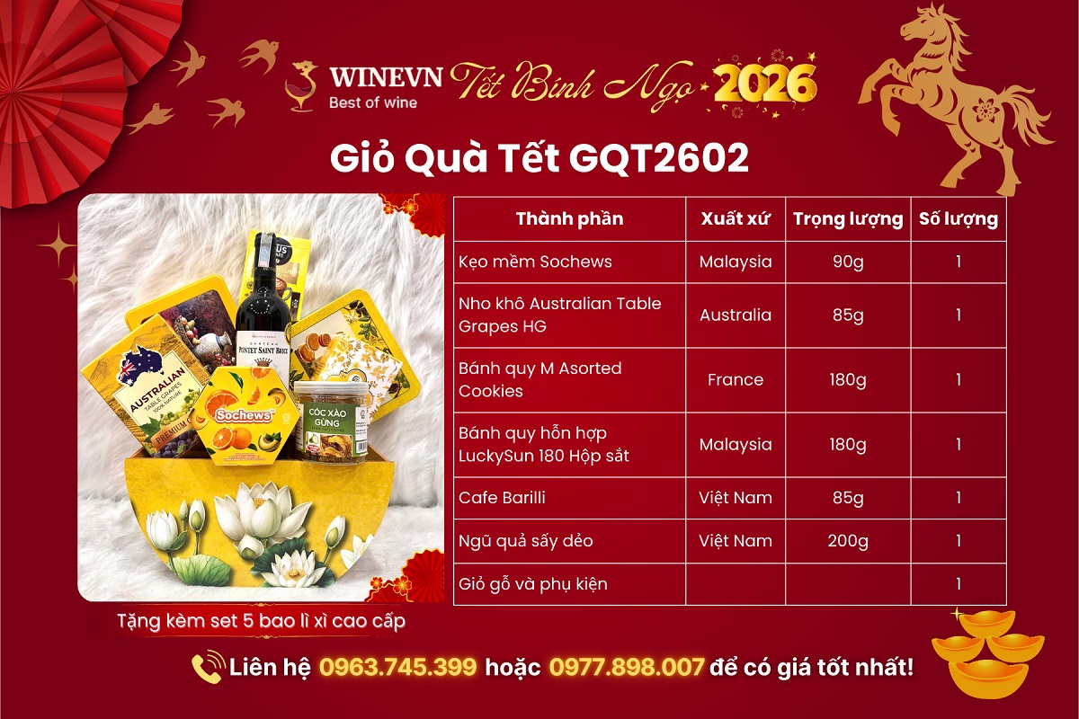 Giỏ Quà Tết 2026 Phú Quý GQT2602 1 Giỏ Quà Tết Phú Quý GQT2602