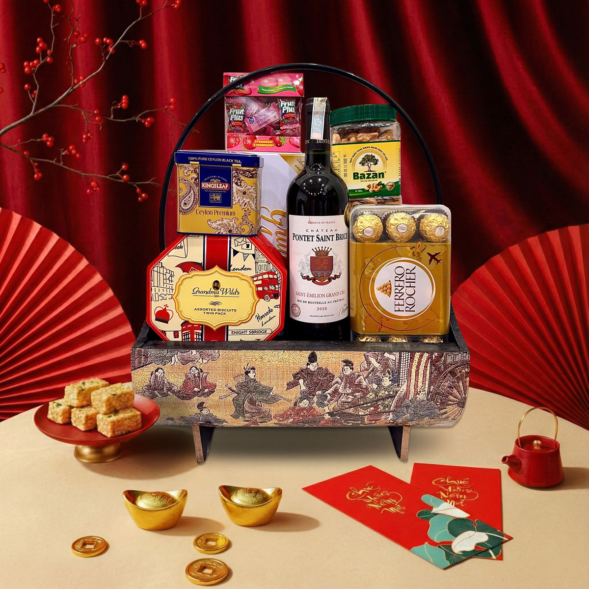 20+ Món Quà Tết Cho Ông Bà Ý Nghĩa, Ấm Áp Tết 53 Giỏ Quà Tết Sắc Xuân biếu tặng ông bà