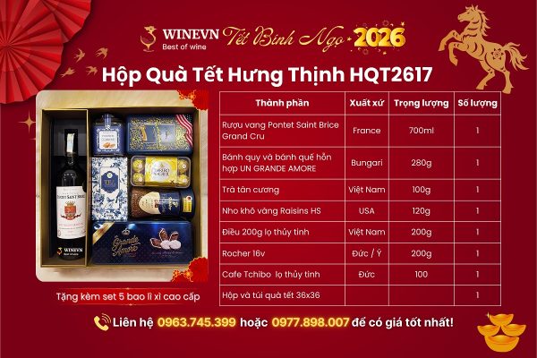 Hộp Quà Tết Hưng Thịnh HQT2617