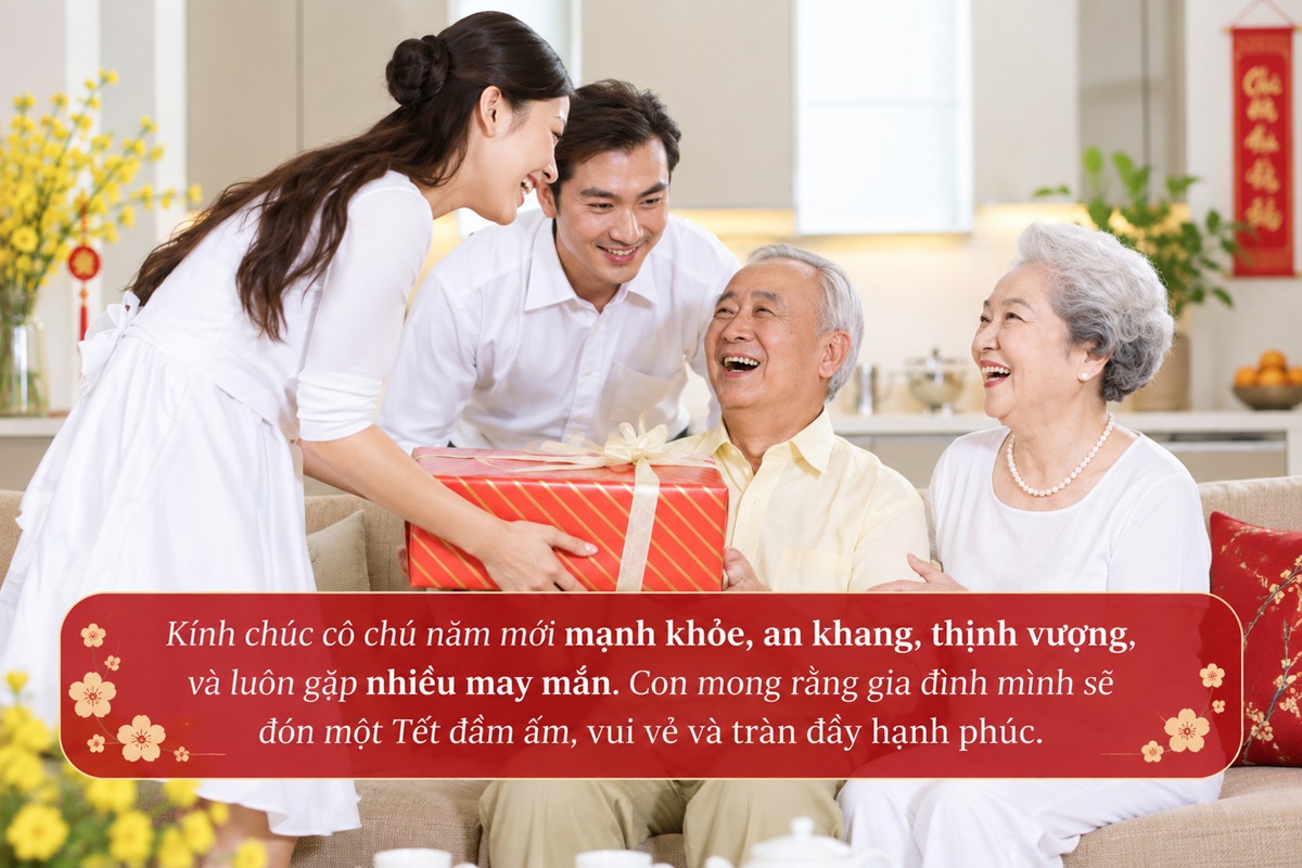 Lời chúc vui vẻ, gần gũi