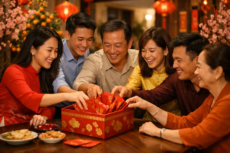 trò chơi bốc lì xì Tết