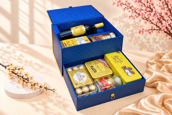 Hộp Quà Tết Phú Quý HQT2657 - Hộp quà 2 tầng