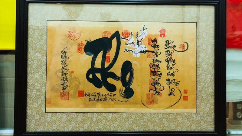 Xin chữ Thọ cầu sức khỏe