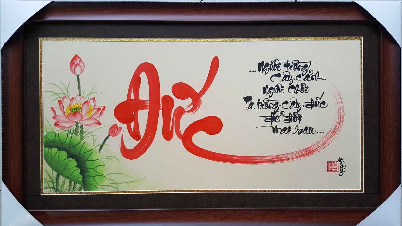 Xin chữ Đức bồi đắp nhân cách