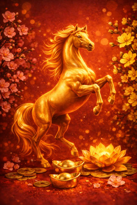 Hình nền Tết Bính Ngọ đẹp