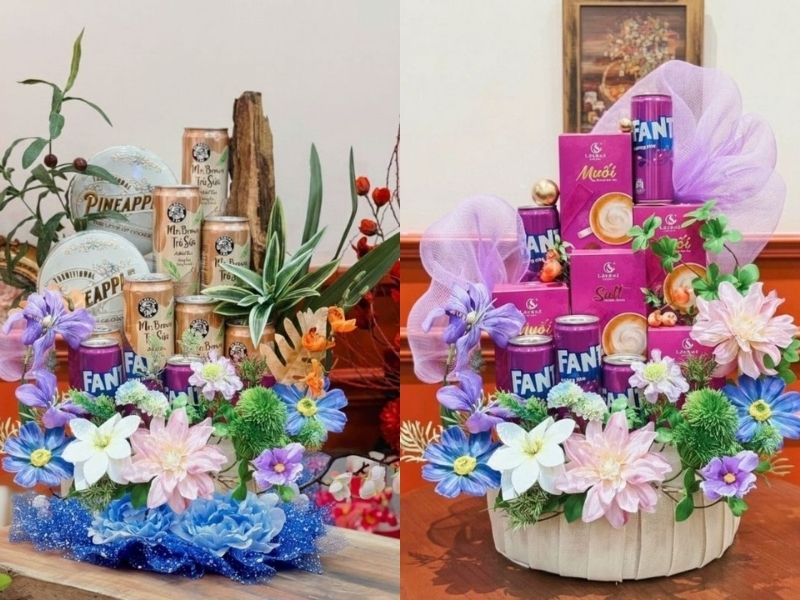 Cách trang trí tháp nước ngọt đẹp