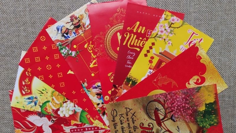 Hình ảnh bao lì xì Tết