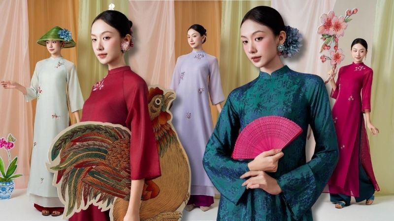 Content bán hàng ngày Tết với áo dài