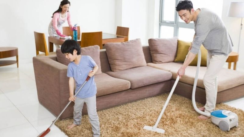 Checklist mẹo hay dọn nhà đón Tết: Nhanh - Sạch - Gọn 23 Mọi người cùng nhau dọn nhà đón Tết