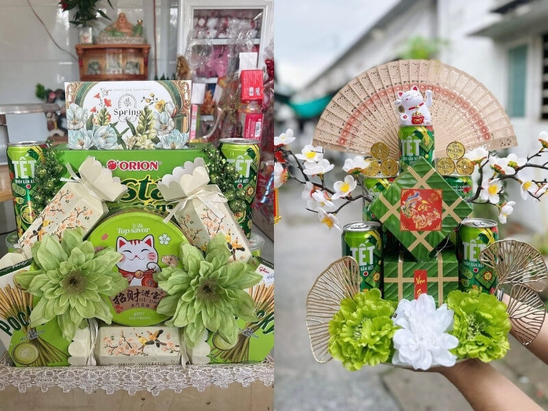 Tháp nước ngọt màu xanh