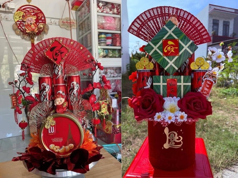 cách trang trí tháp nước ngọt