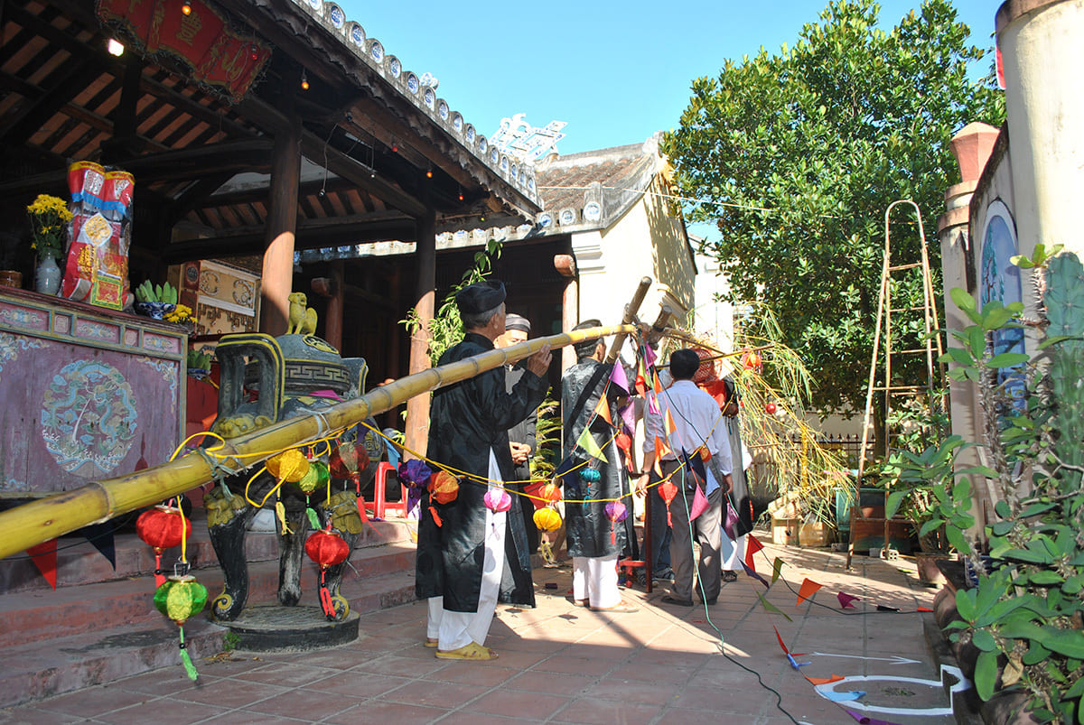 Lễ hạ nêu mùng 7 Tết nguyên đán