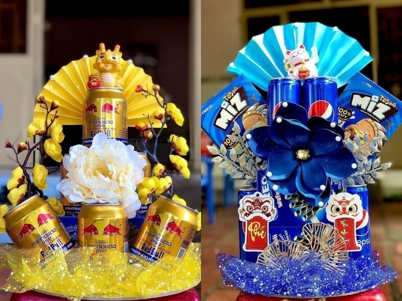 Tháp nước ngọt bằng quạt tài lộc