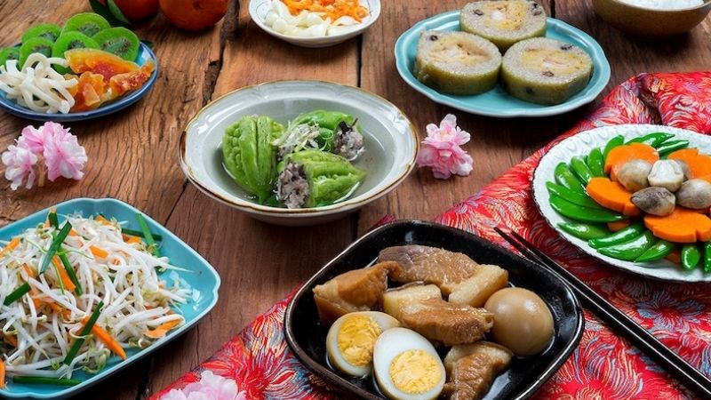 Mâm cúng giao thừa miền Nam