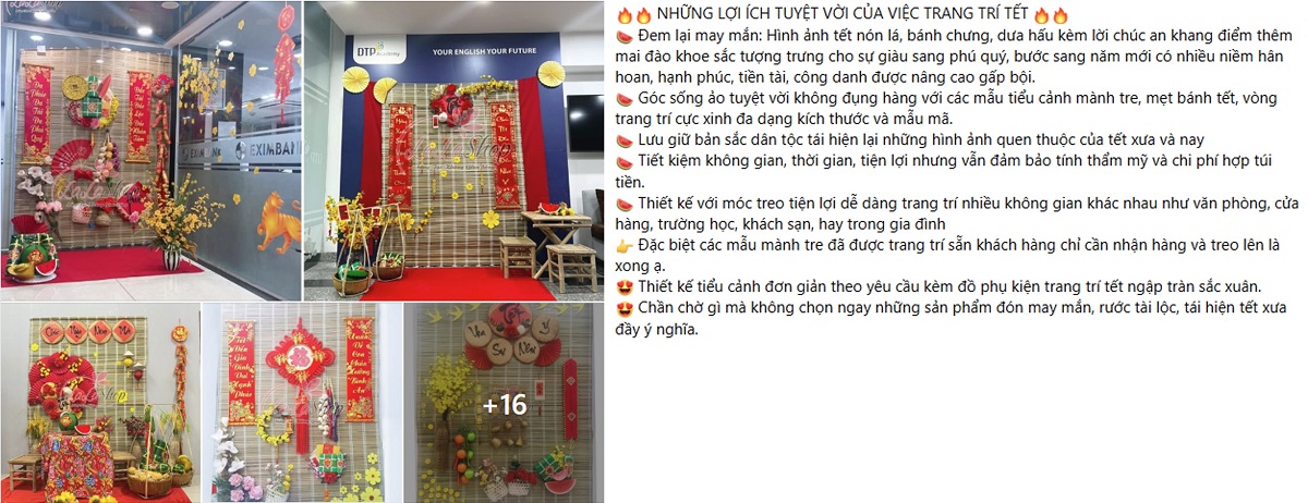 100+ Mẫu Content Bán Hàng Tết 2027 Hấp Dẫn, Chốt Đơn Nhanh 59 Content Tết bán đồ trang trí