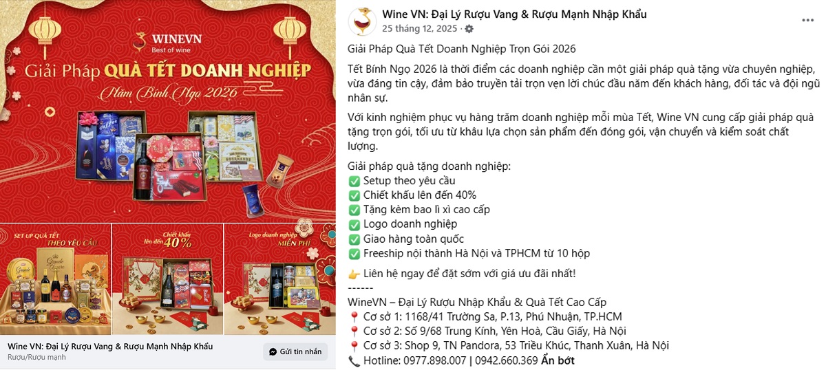 100+ Mẫu Content Bán Hàng Tết 2027 Hấp Dẫn, Chốt Đơn Nhanh 51 Content bán hàng quà Tết doanh nghiệp