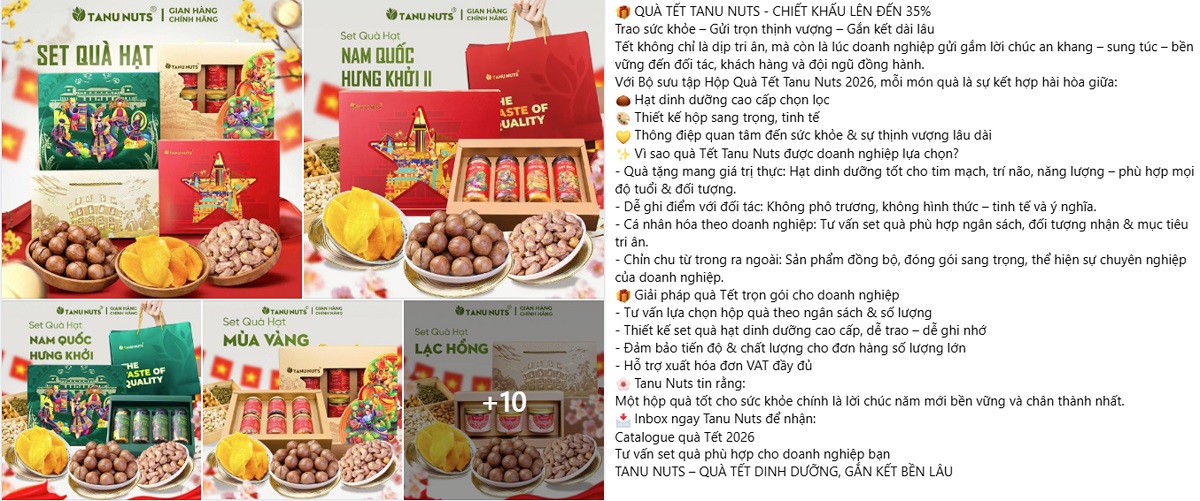 100+ Mẫu Content Bán Hàng Tết 2027 Hấp Dẫn, Chốt Đơn Nhanh 54 Content bán hạt dinh dưỡng Tết