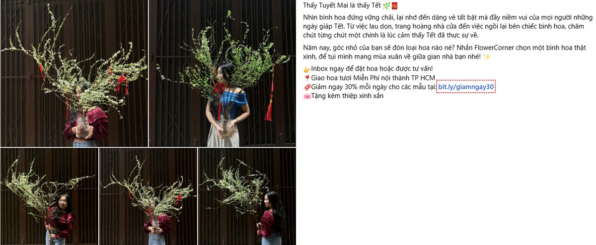 100+ Mẫu Content Bán Hàng Tết 2027 Hấp Dẫn, Chốt Đơn Nhanh 61 Content bán hoa ngày Tết