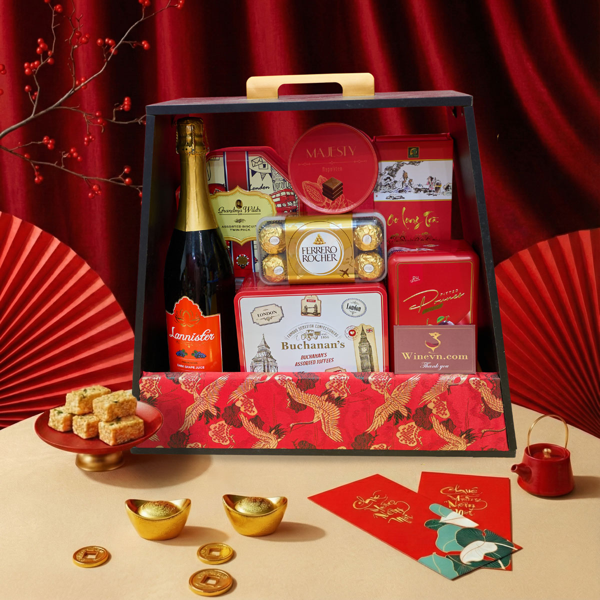 Giỏ quà Tết tặng bạn bè có gì