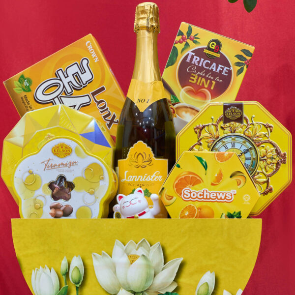 Giỏ Quà Tết Kim Xuân GQT2608