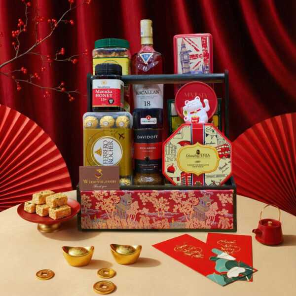 Giỏ Quà Tết Thịnh Vượng GQT2634