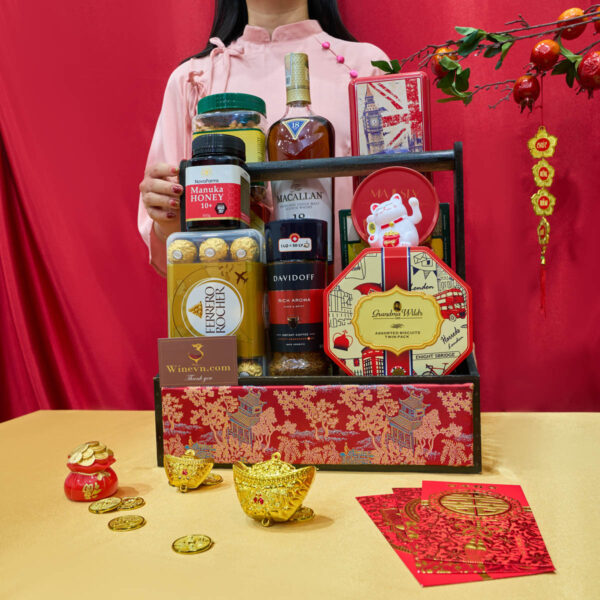 Giỏ Quà Tết Thịnh Vượng GQT2634